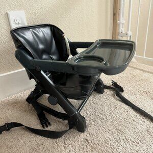 Portable Black Booster Seat